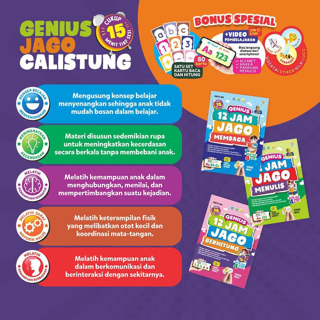 0012 - Paket Genius 12 Jam Jago Calistung - foto 2