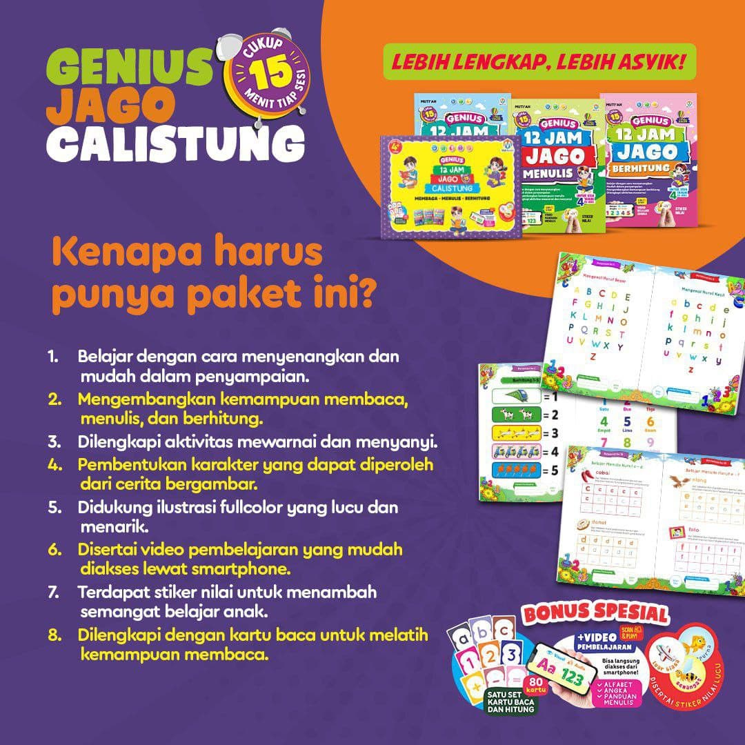 0012 - Paket Genius 12 Jam Jago Calistung - foto 3