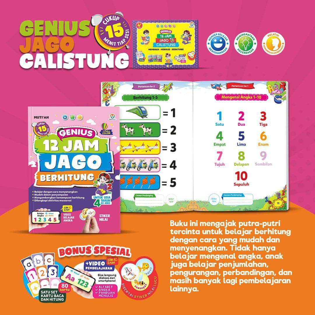 0012 - Paket Genius 12 Jam Jago Calistung - foto 5