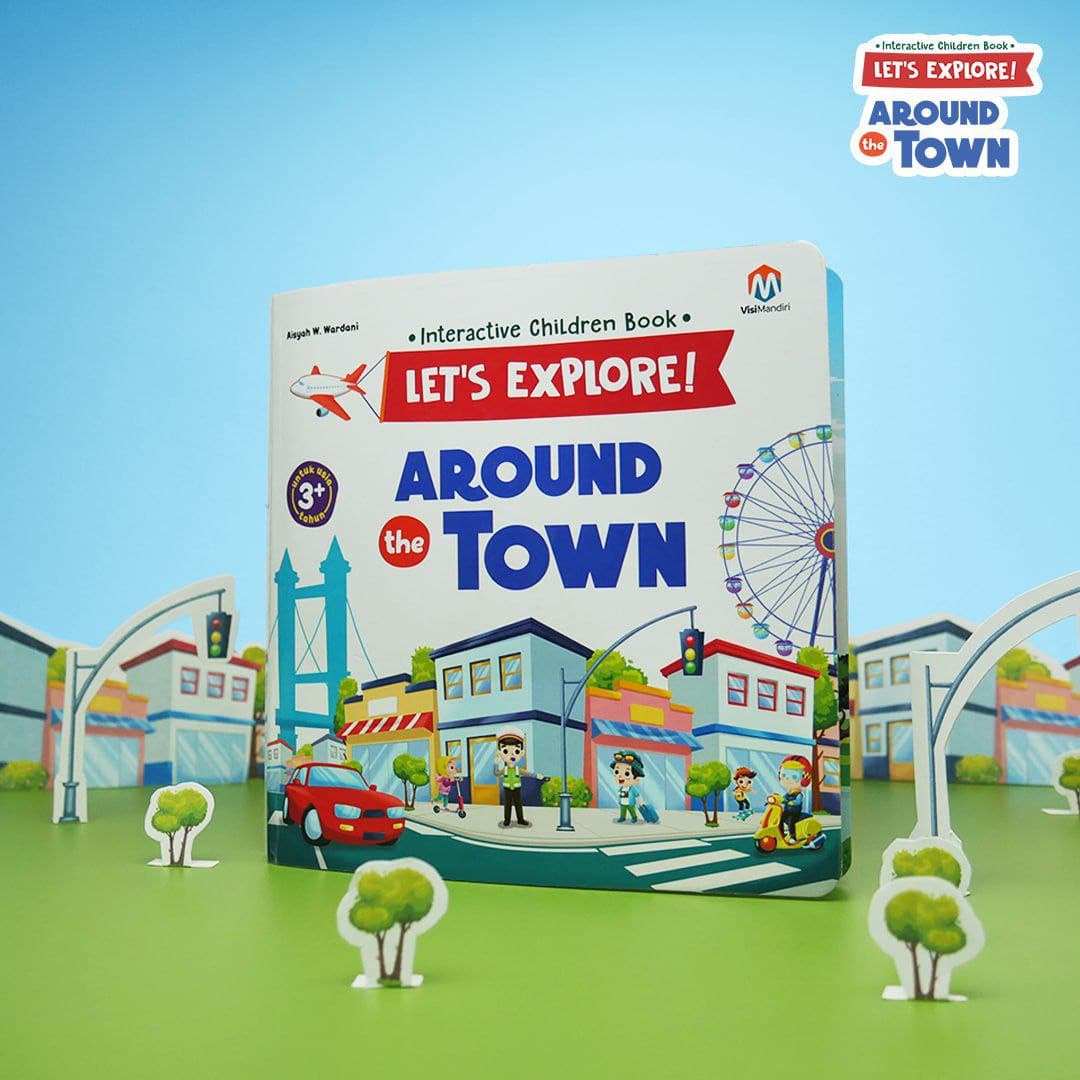 0743 - Lets Explore! Around The Town Boardbook - foto 2