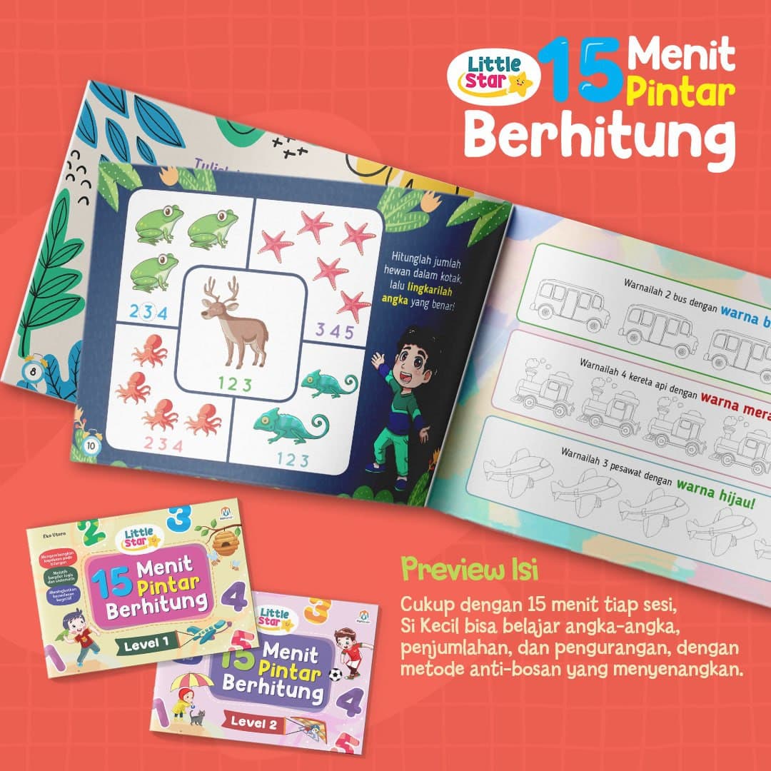 0737 - Little Star 15 menit Pintar Berhitung - foto 3