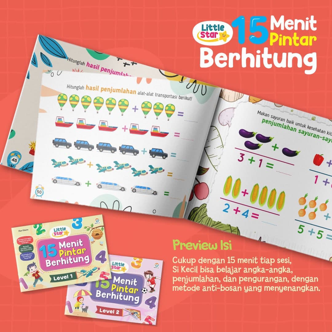 0737 - Little Star 15 menit Pintar Berhitung - foto 6