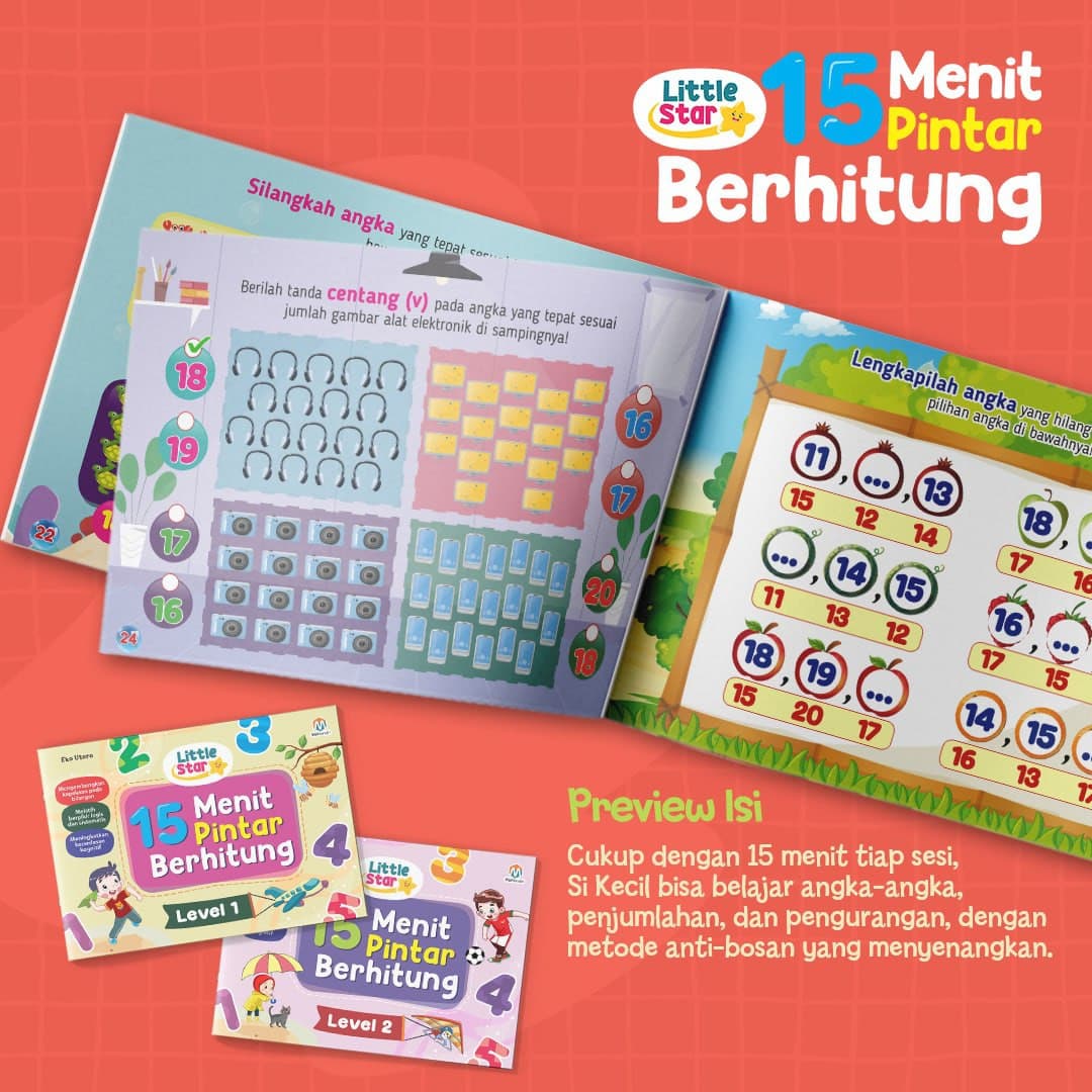0737 - Little Star 15 menit Pintar Berhitung - foto 8