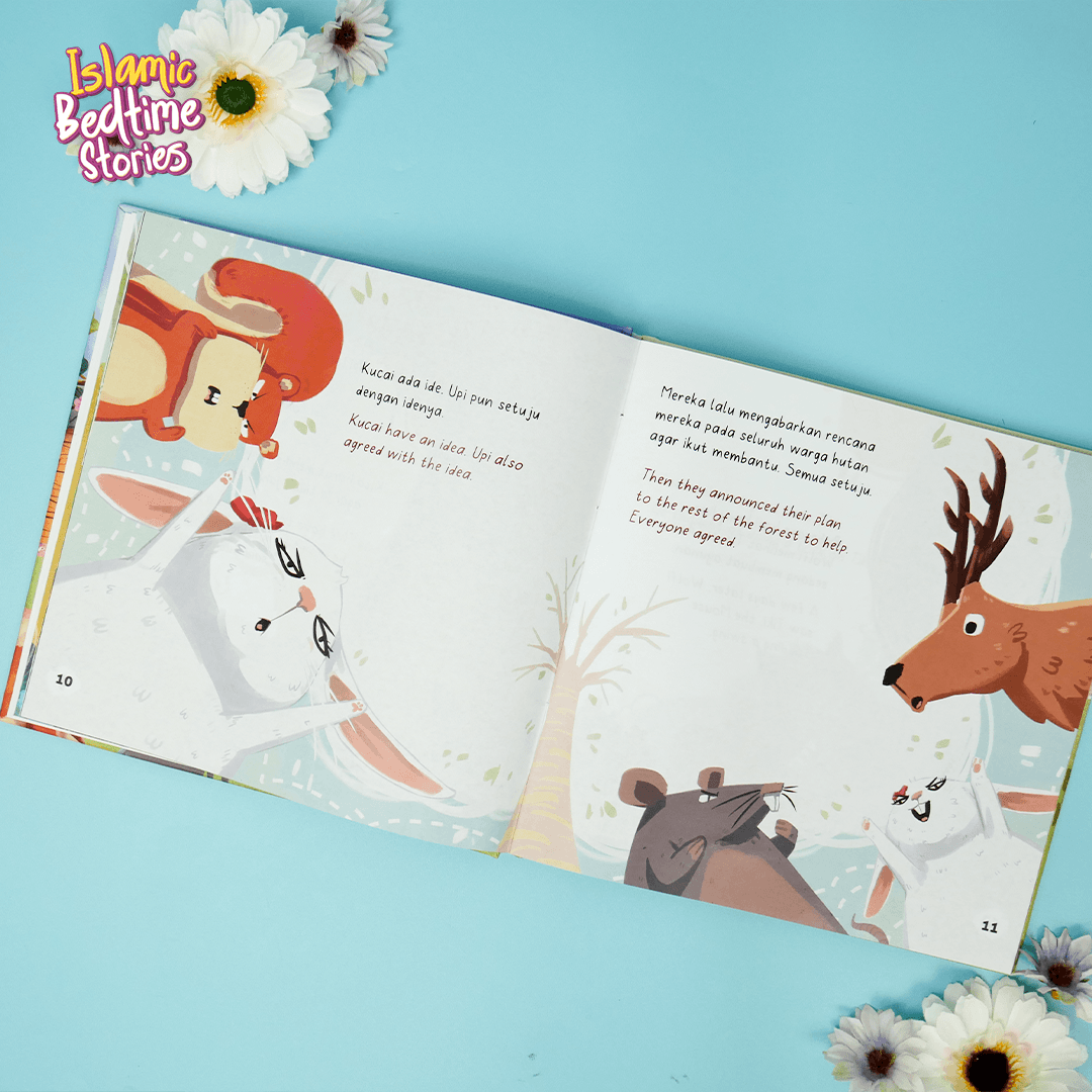 BAI00353 - Islamic Bedtime Stories (Bilingual - Hard cover) - foto 4