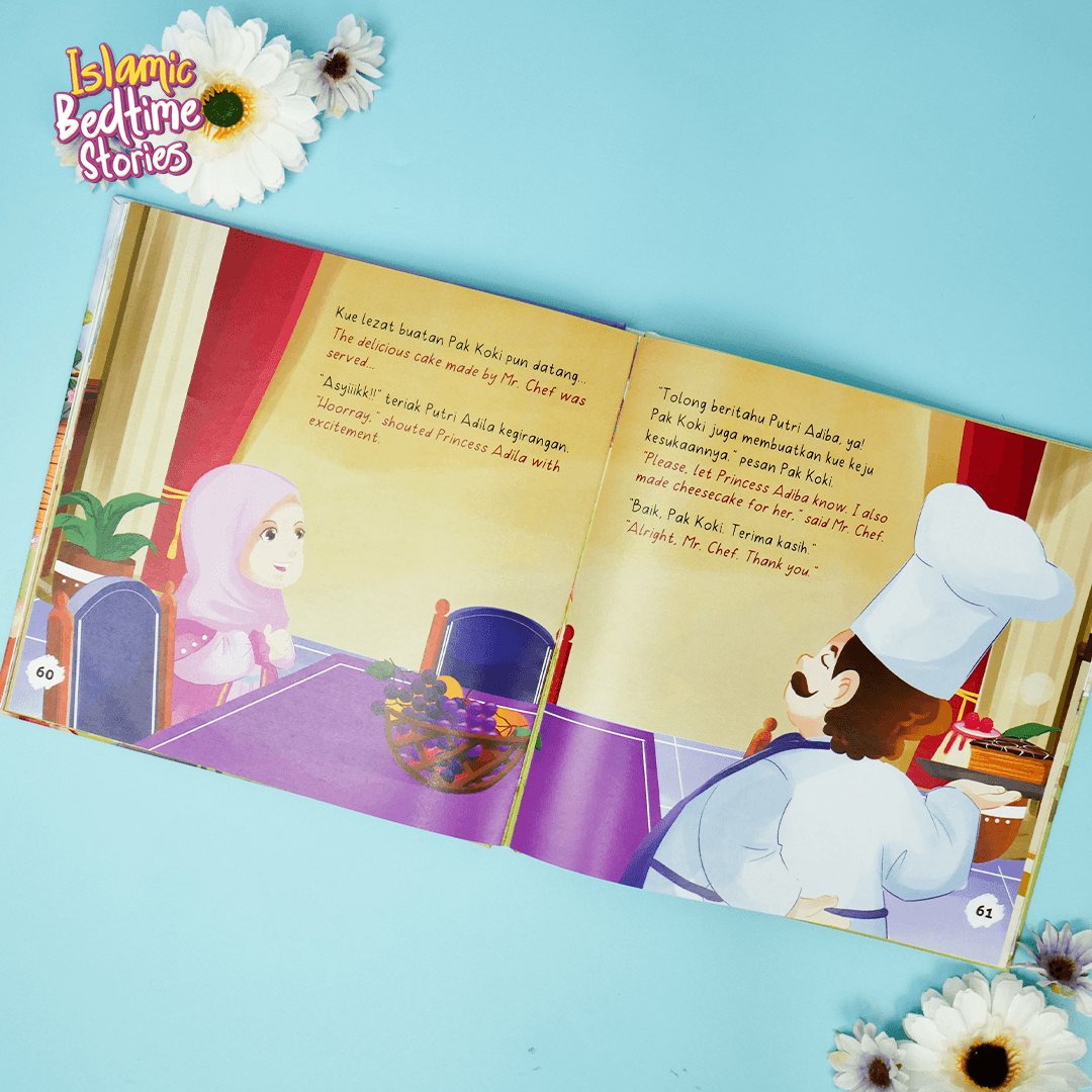 BAI00353 - Islamic Bedtime Stories (Bilingual - Hard cover) - foto 8