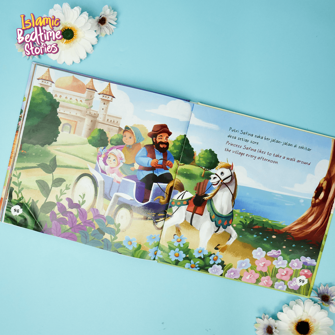 BAI00353 - Islamic Bedtime Stories (Bilingual - Hard cover) - foto 9