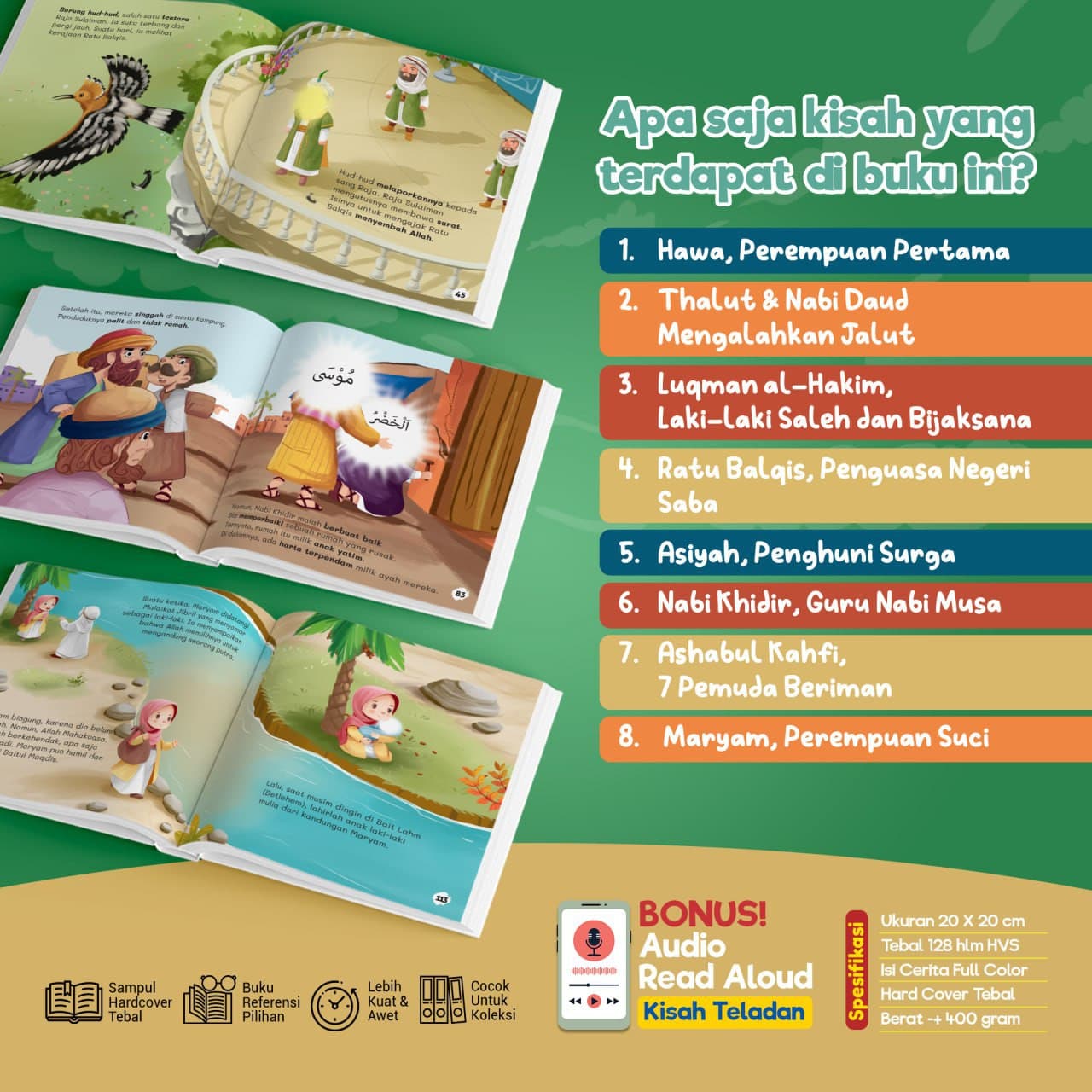 0782 - Kisah-Kisah Teladan Dalam Al Quran - foto 2