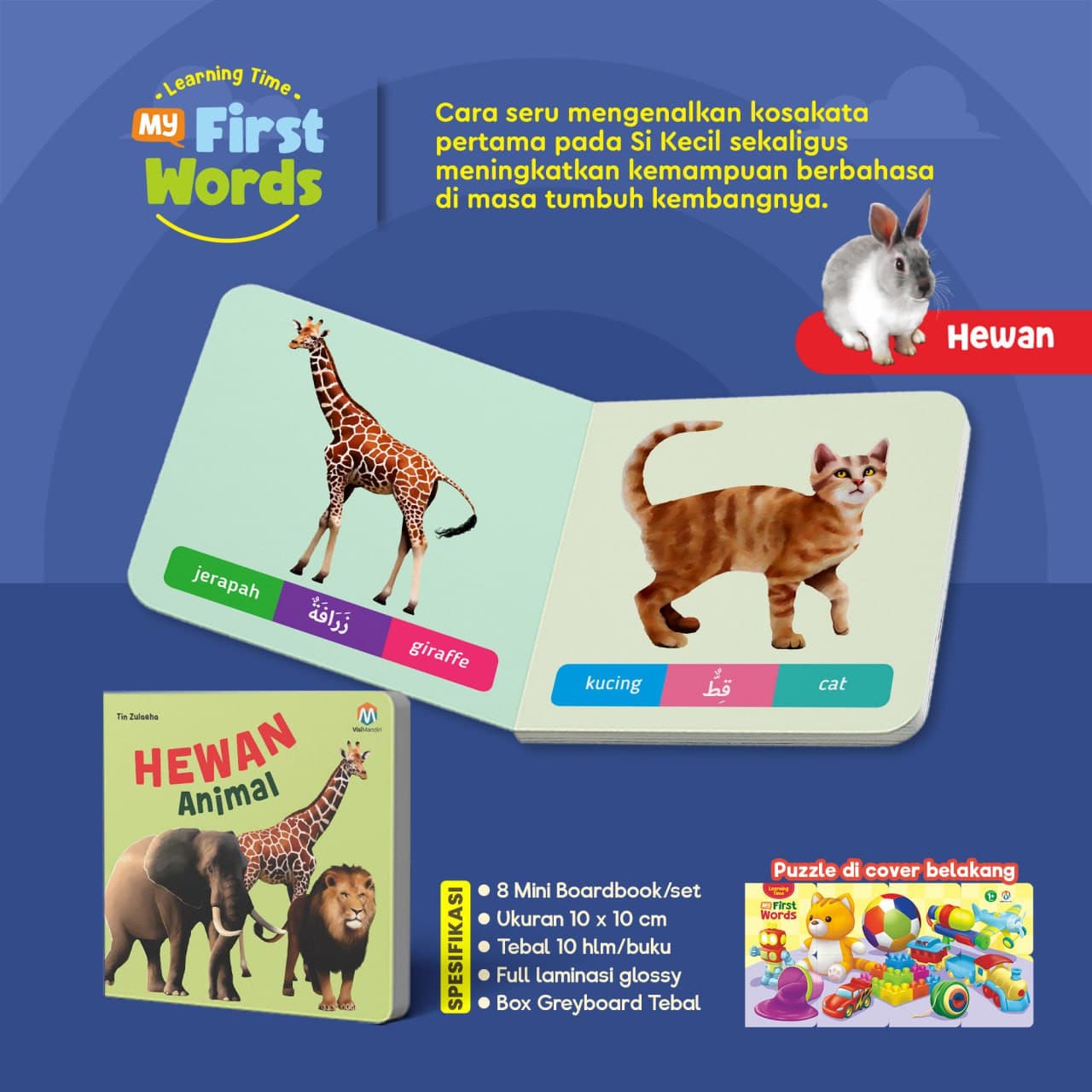 BEA00228 - Learning Time My First Words (mini Boardbook) - foto 4