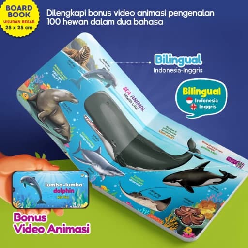 My First Book 100 Hewan Pertamaku (Board Book) - foto 3