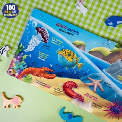 My First Book 100 Hewan Pertamaku (Board Book) - foto 8