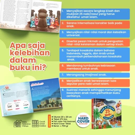 Kisah & Mukjizat 25 Nabi Super Lengkap - foto 2