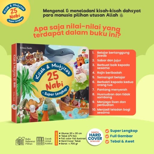 Kisah & Mukjizat 25 Nabi Super Lengkap - foto 4