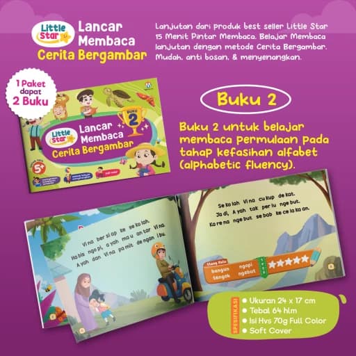 Little Star - Lancar Membaca Cerita Bergambar - foto 13