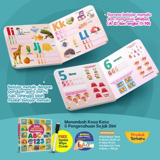 Buku Aktivitas Pertamaku ABC 123 - foto 4