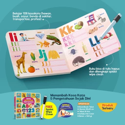 Buku Aktivitas Pertamaku ABC 123 - foto 5