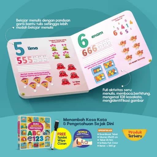 Buku Aktivitas Pertamaku ABC 123 - foto 6