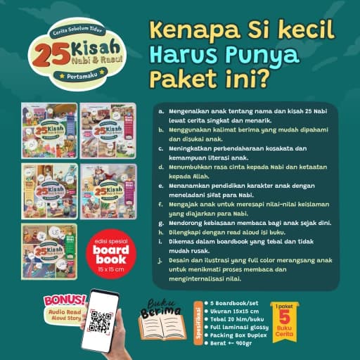 Cerita Sebelum Tidur Pertamaku - 25 Kisah Nabi dan Rasul - foto 2