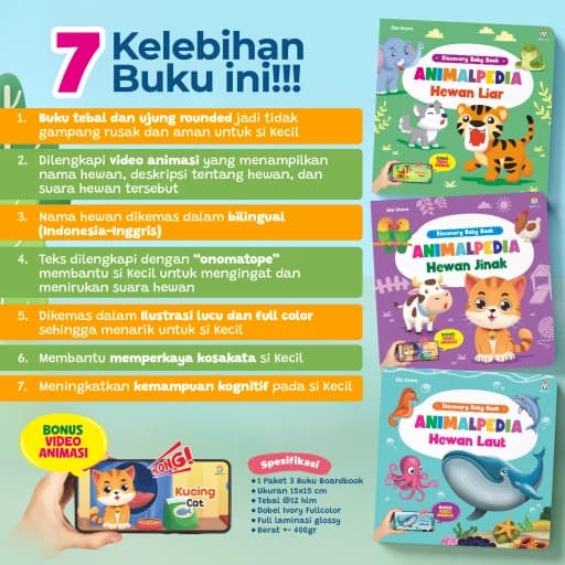 Discovery Baby Book ANIMALPEDIA - foto 2