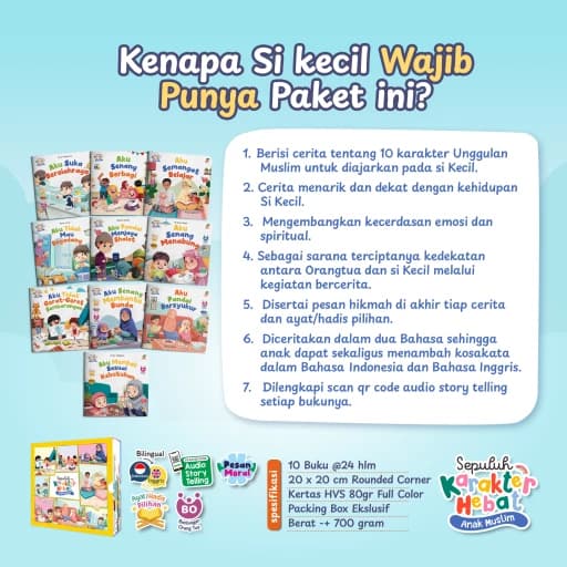 Sepuluh Karakter Hebat Anak Muslim ( Bilingual ) - foto 5