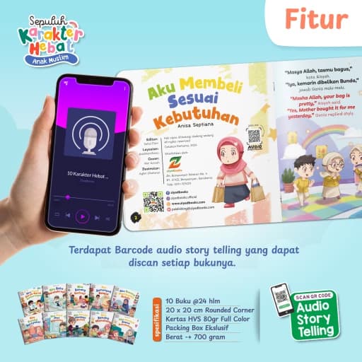 Sepuluh Karakter Hebat Anak Muslim ( Bilingual ) - foto 6