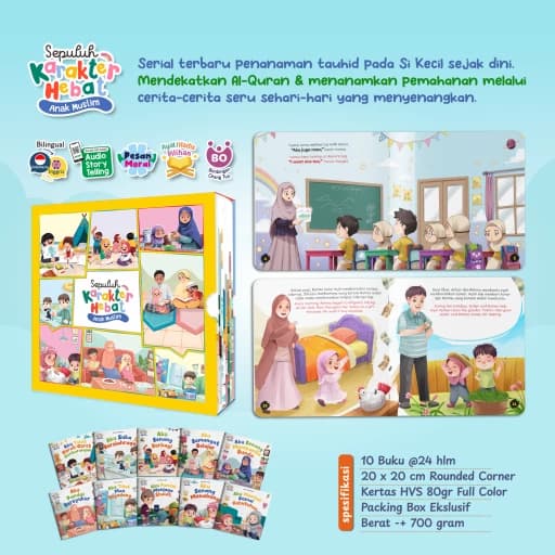 Sepuluh Karakter Hebat Anak Muslim ( Bilingual ) - foto 7