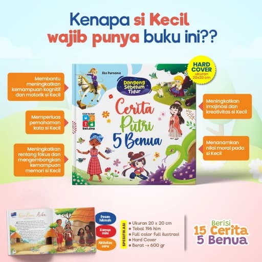 Dongeng Sebelum Tidur - Cerita Putri 5 Benua - foto 2