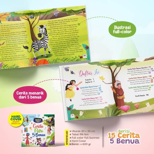 Dongeng Sebelum Tidur - Cerita Putri 5 Benua - foto 4