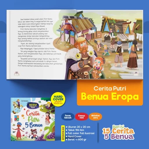Dongeng Sebelum Tidur - Cerita Putri 5 Benua - foto 9