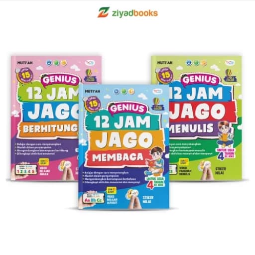 Paket Genius 12 Jam Jago Calistung (KEEP PRIORITAS)