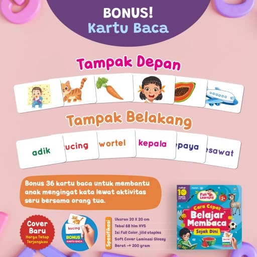 Fun Learning Cara Cepat Belajar Membaca Sejak Dini - foto 3