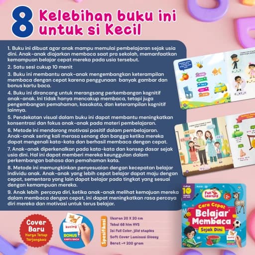 Fun Learning Cara Cepat Belajar Membaca Sejak Dini - foto 4