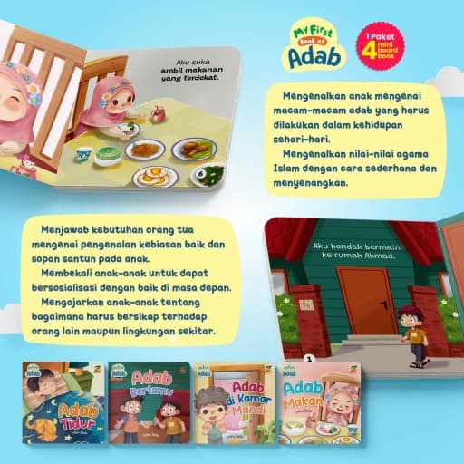 My First Book of Adab (mini Boardbook) - foto 3