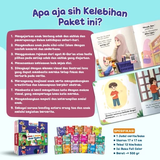Cerita Sebelum Tidur - Adab dan Akhlak Anak Muslim - foto 3