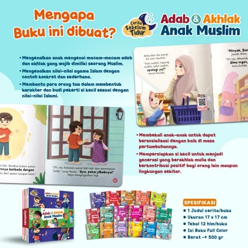 Cerita Sebelum Tidur - Adab dan Akhlak Anak Muslim - foto 4