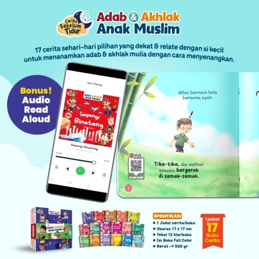 Cerita Sebelum Tidur - Adab dan Akhlak Anak Muslim - foto 5