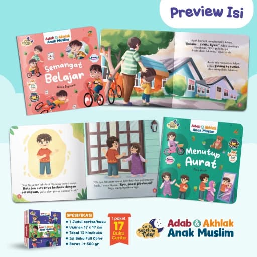 Cerita Sebelum Tidur - Adab dan Akhlak Anak Muslim - foto 9