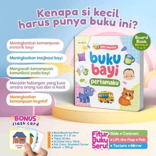 Buku Bayi Pertamaku (Boardbook Berfitur) - foto 2
