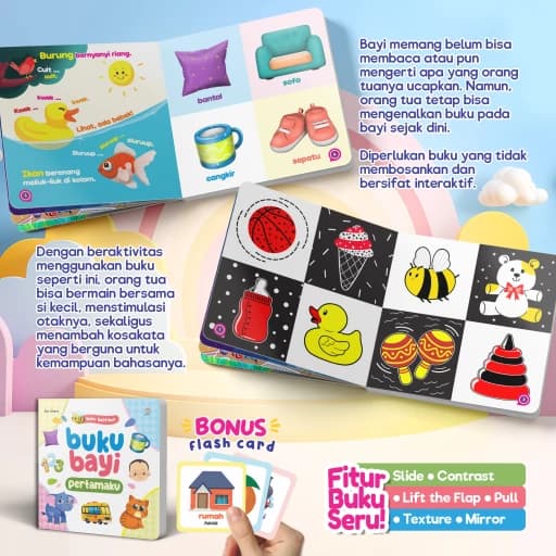 Buku Bayi Pertamaku (Boardbook Berfitur) - foto 6