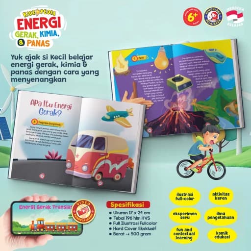 Kidzopedia Energi Gerak, Kimia, & Panas - foto 5