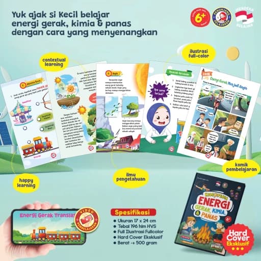 Kidzopedia Energi Gerak, Kimia, & Panas - foto 7