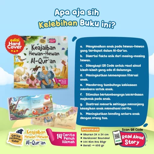 Cerita Pengantar Tidur - Keajaiban Hewan-Hewan dalam AL Quran (HC) - foto 2