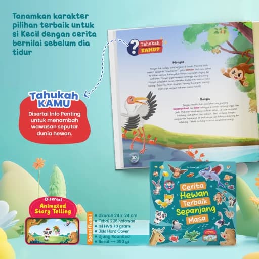 Dongeng Sebelum Tidur - Cerita Hewan Terbaik Sepanjang Masa (HC) - foto 4