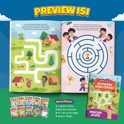 Paket Learn & Play - Aktivitas Anak Cerdas - foto 5