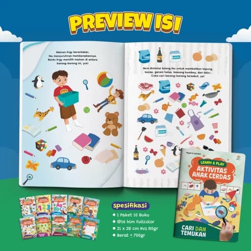 Paket Learn & Play - Aktivitas Anak Cerdas - foto 8