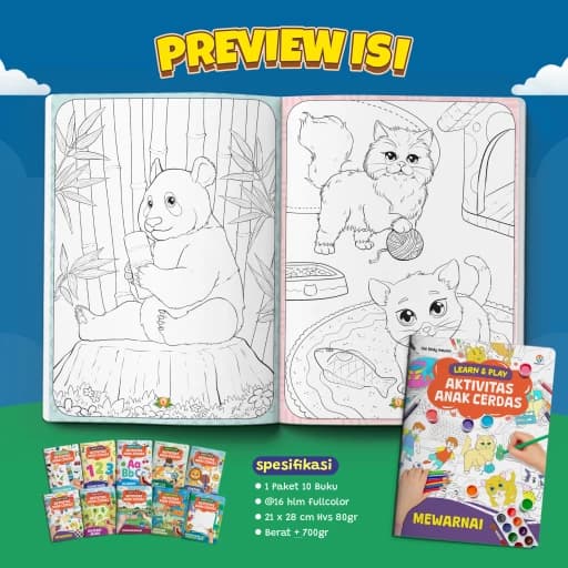 Paket Learn & Play - Aktivitas Anak Cerdas - foto 9