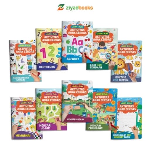 Paket Learn & Play - Aktivitas Anak Cerdas (KEEP PRIORITAS)