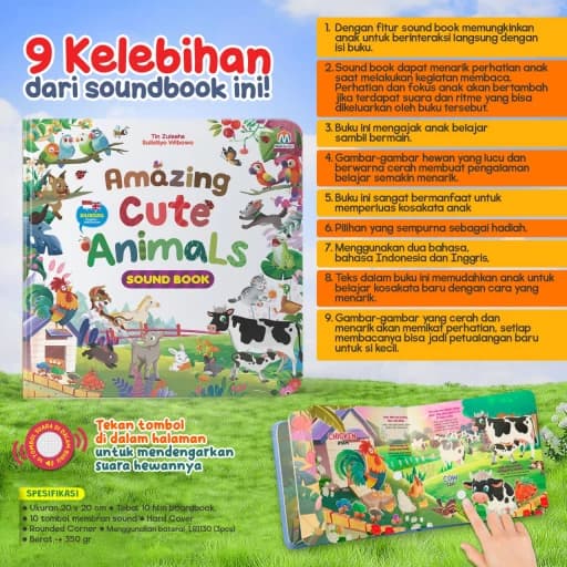 Sound Book - Amazing Cute Animals - foto 3