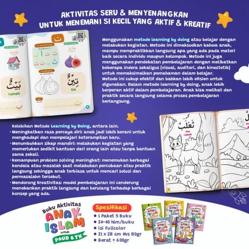 Buku Aktivitas Anak Islam untuk PAUD & TK - foto 3