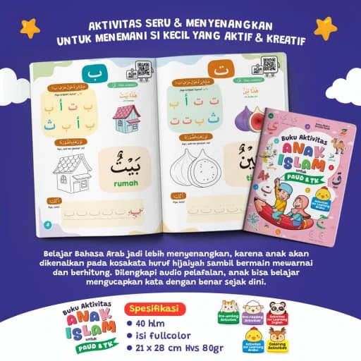 Buku Aktivitas Anak Islam untuk PAUD & TK - foto 5