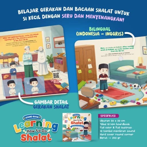 Sound Book - Learning How to Do Shalat (TANPA BONUS BATERAI) - foto 5